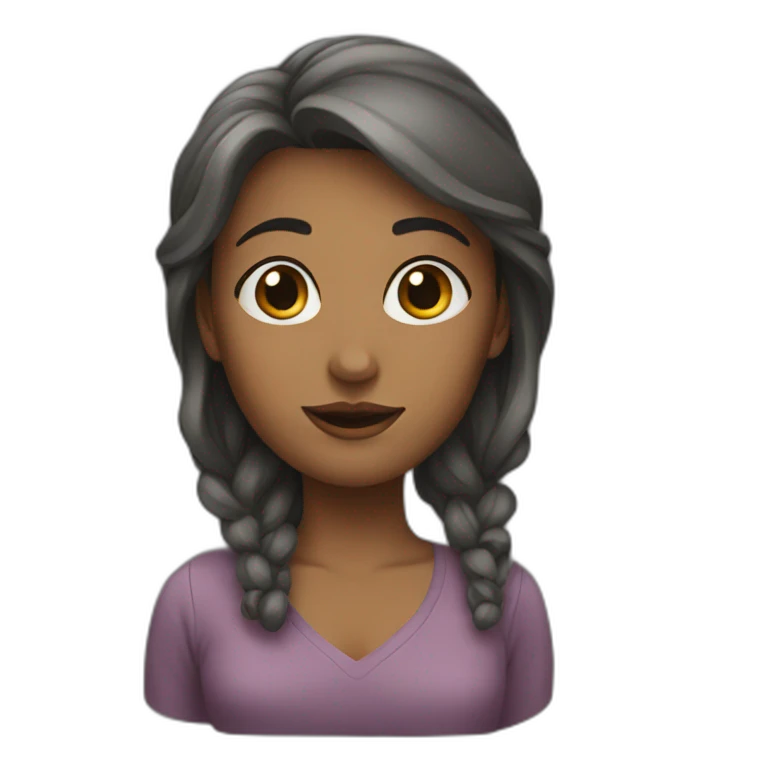 Femme en emoji