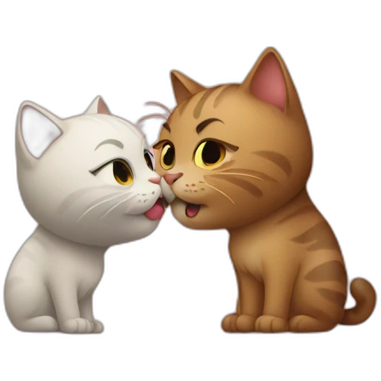 cat kissing emoji