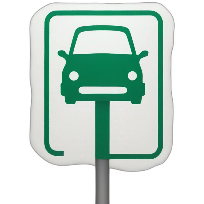 parking sign emoji