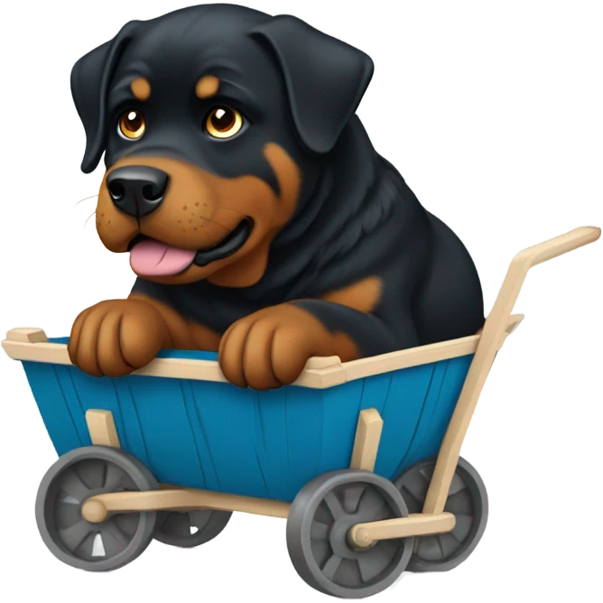 Rottweiler hauling  emoji