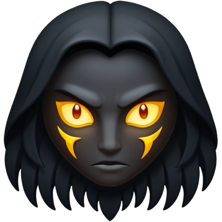It’s dark it has aura it has a strong ego it represents strength and honor power  emoji