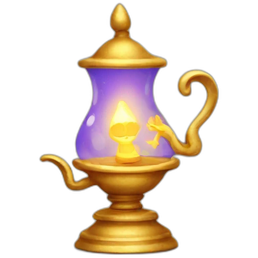 genie in a lamp emoji