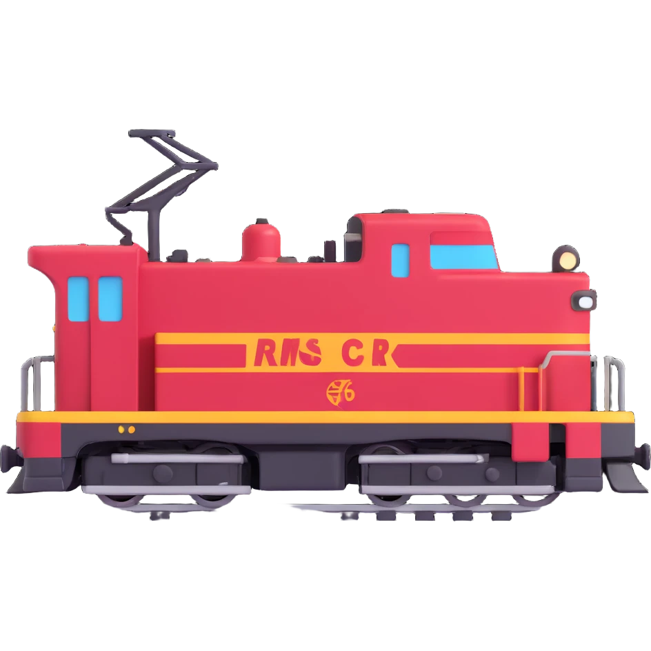 Pennsylvania railroad electric locomotive emoji