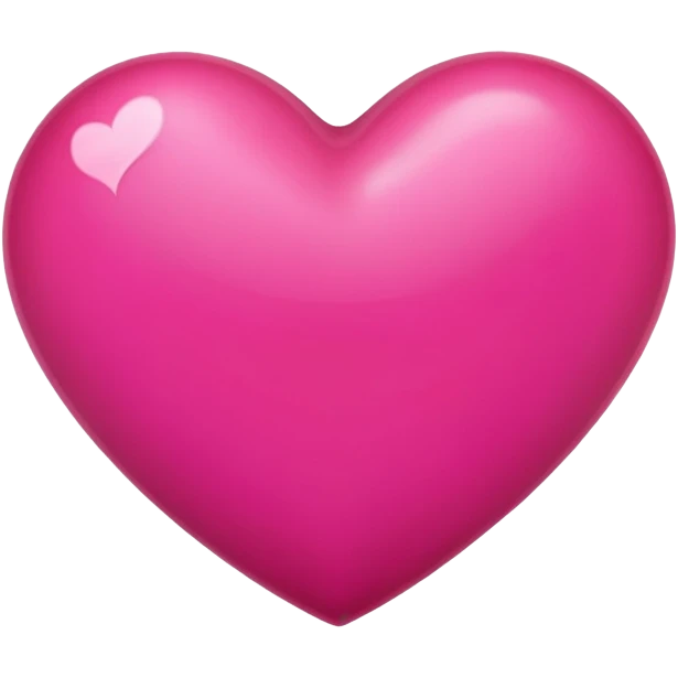 Dark pink heart  emoji