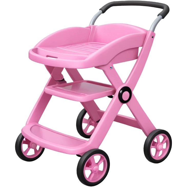 pink baby walker emoji