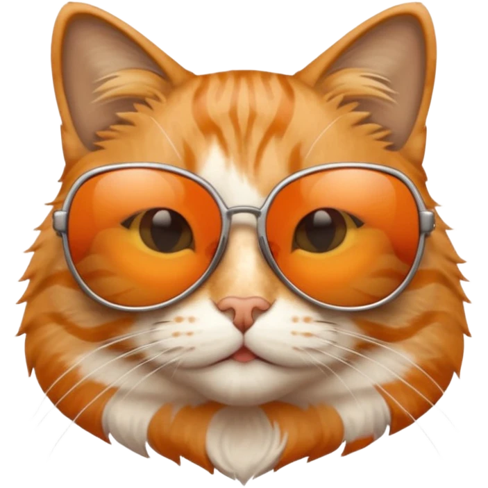 Cat wearing sunglasses emoji