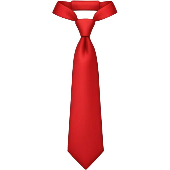 red Tie emoji