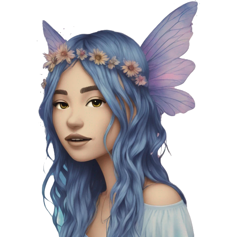 Dark Bohemian hippie fairy dark tie dye clothing bleach dye emoji