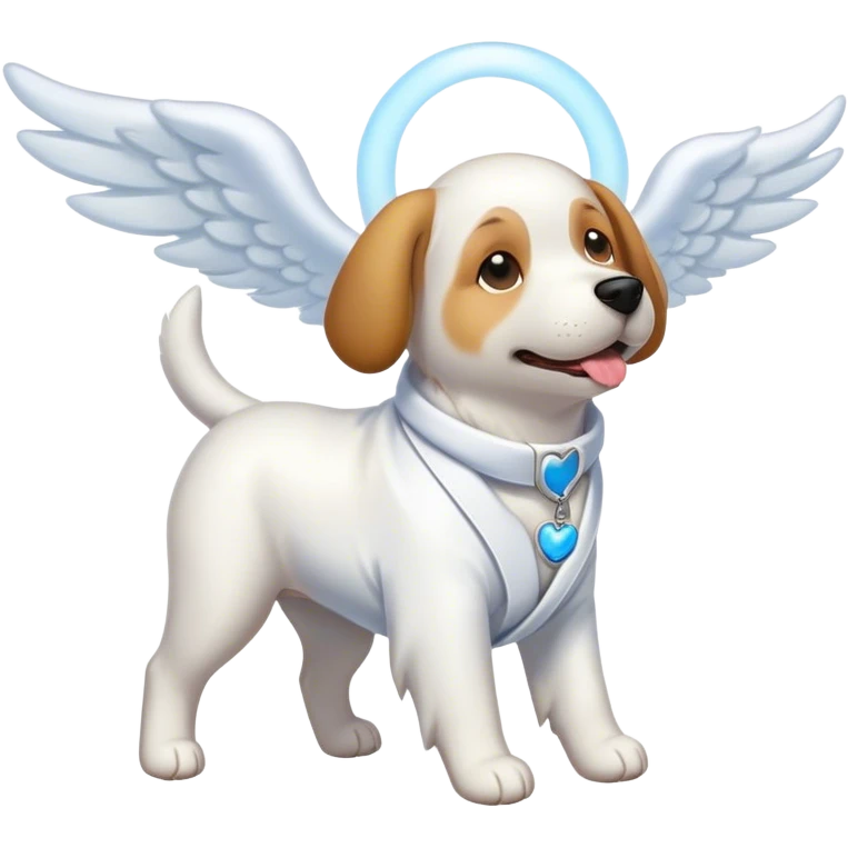 dog going to heaven emoji