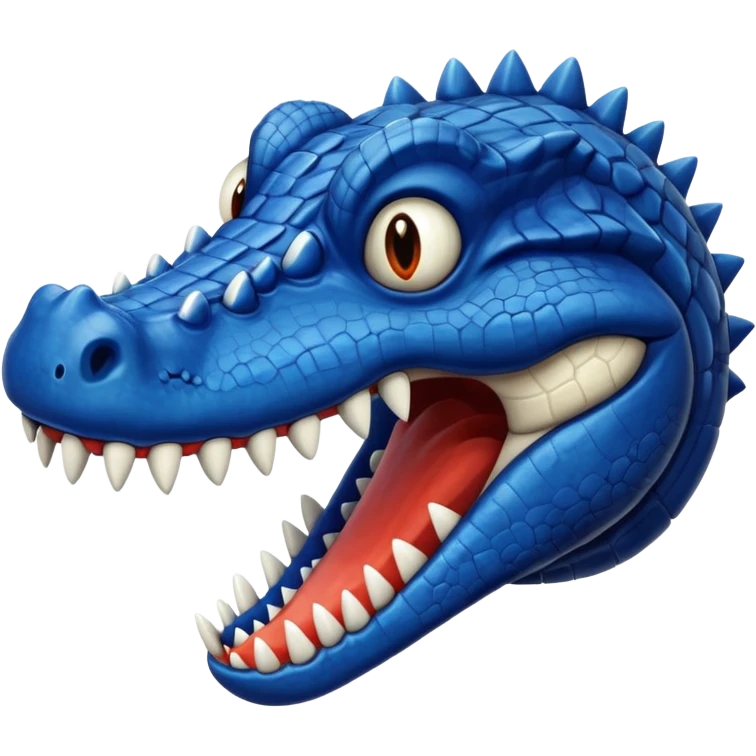 crocodile maw, scary aesthetic, dark blue emoji