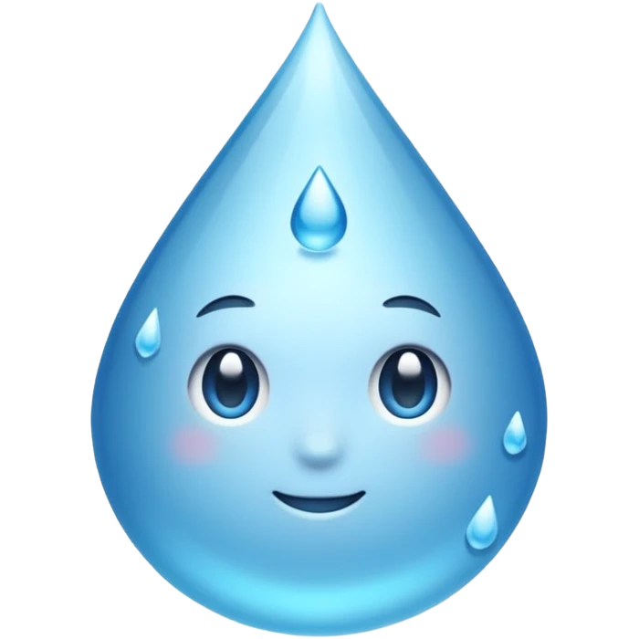 Cute water emoji