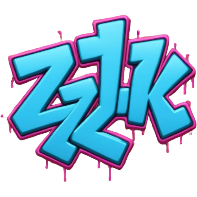 Граффити надпись: 72 emoji