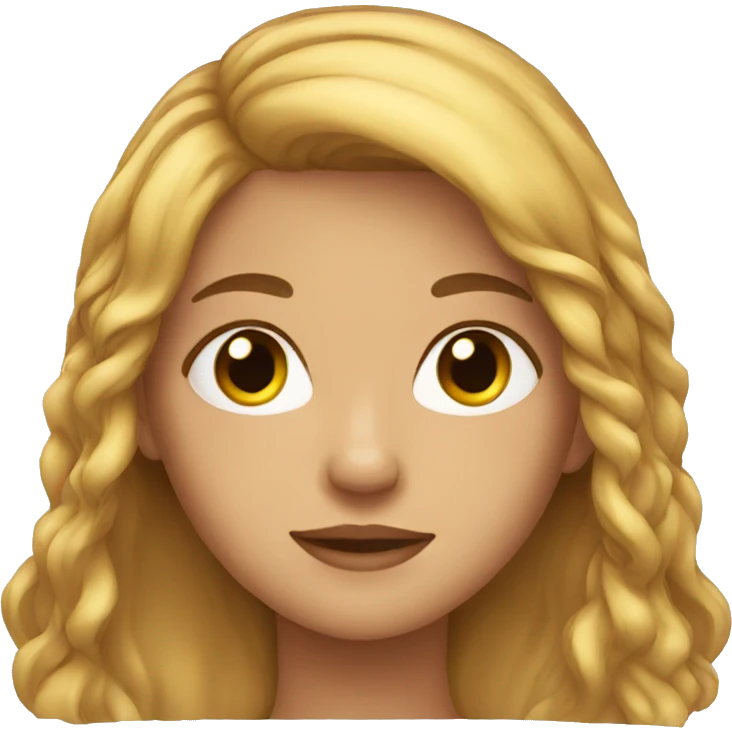 girl long hair emoji