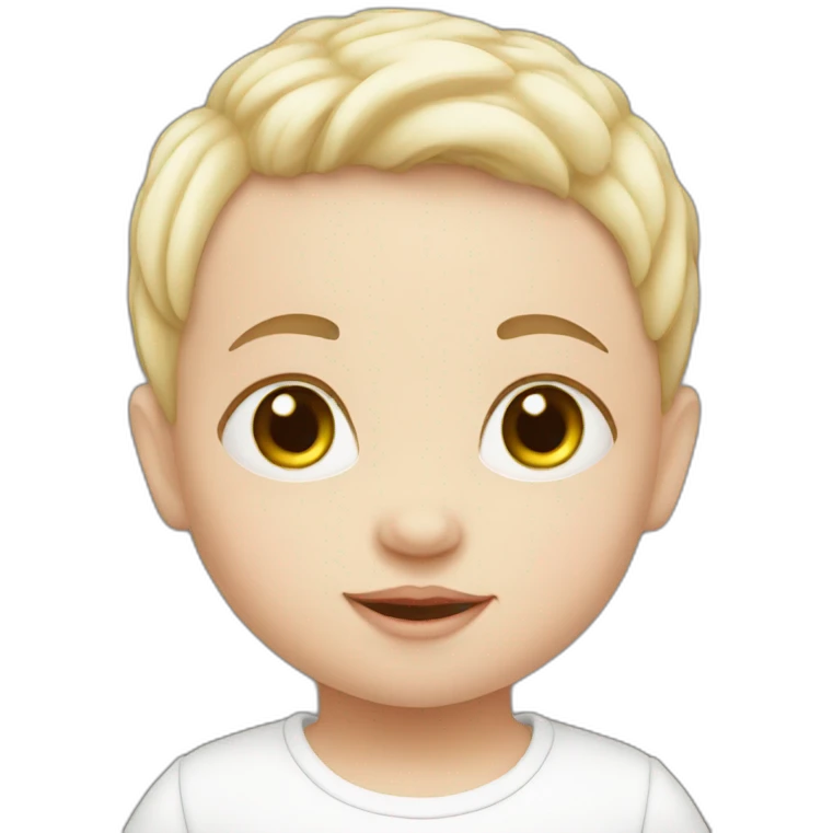 white BABY emoji