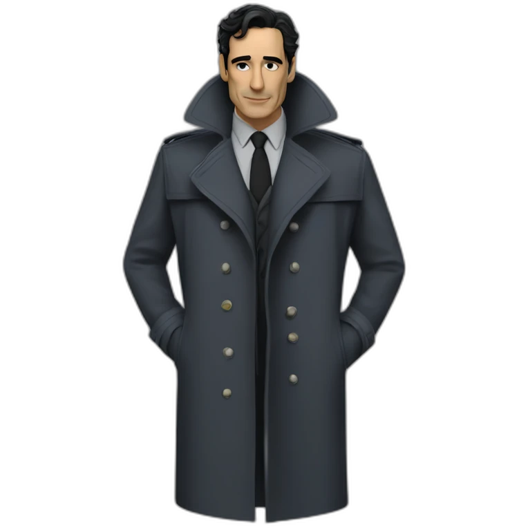 Ben Chaplin sci-fi trench coat emoji