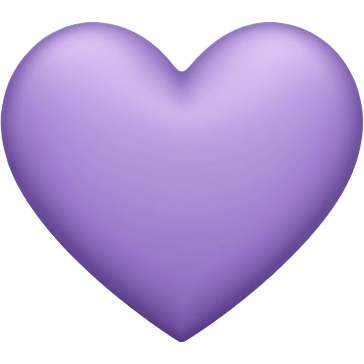 lavender heart  emoji