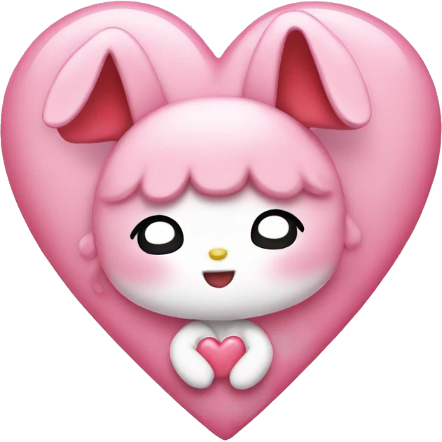 heart my melody emoji