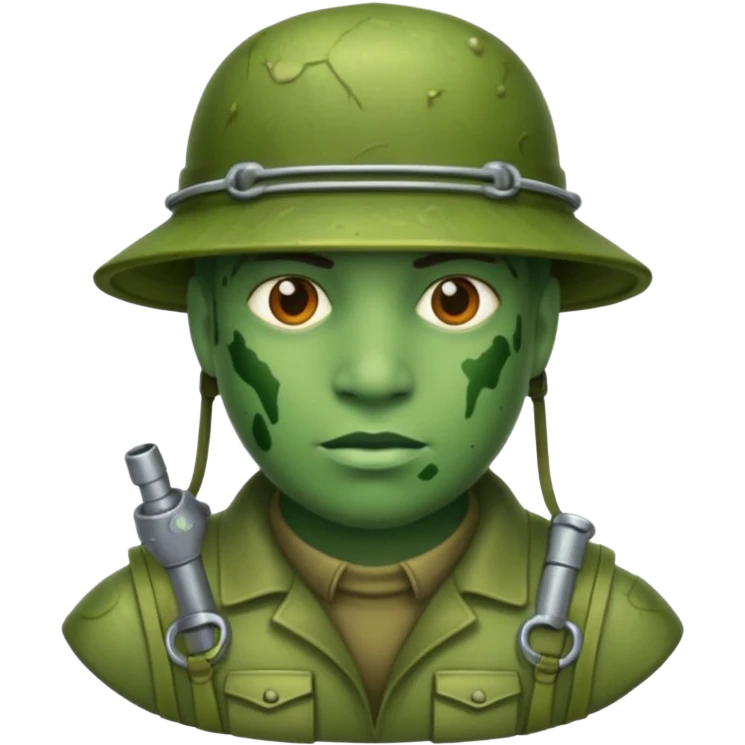 Swamp solder face emoji
