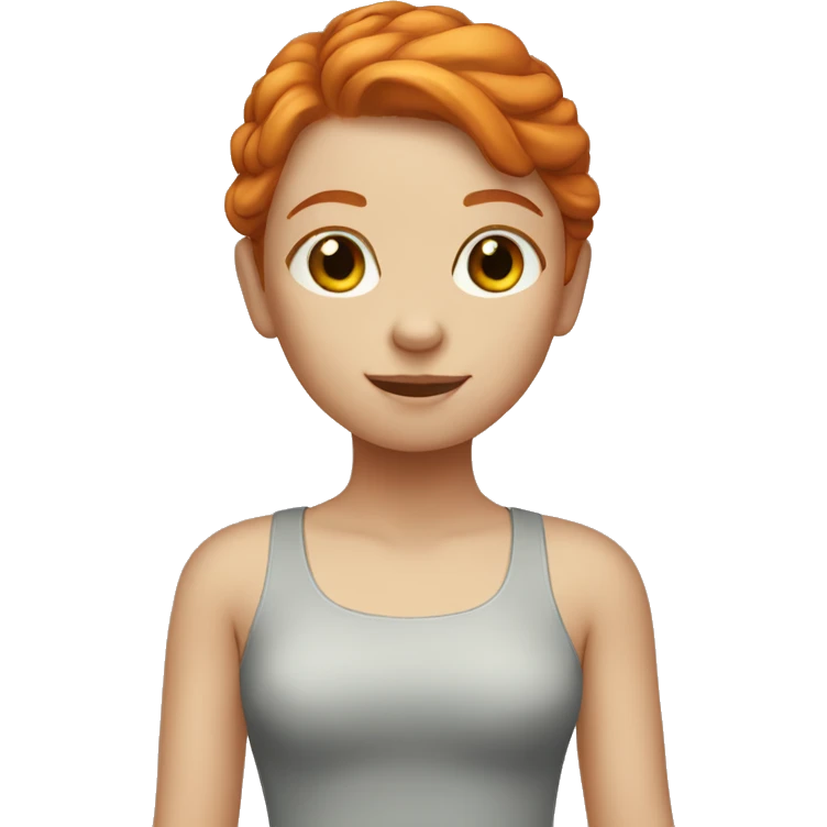 ginger girl  emoji