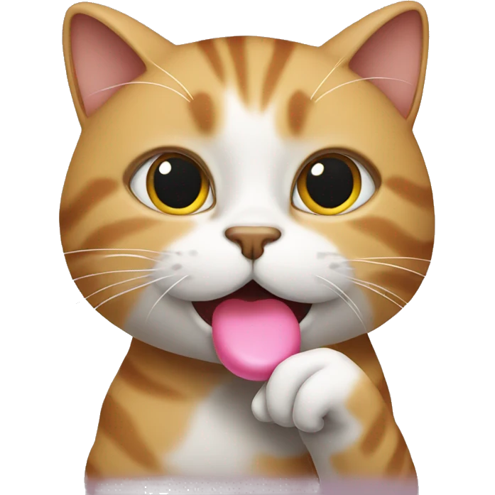 Cat blowing kisses emoji