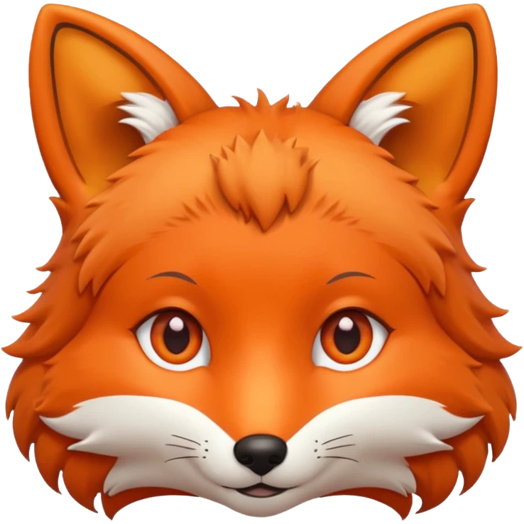 Zorrito con ojos de corazon emoji