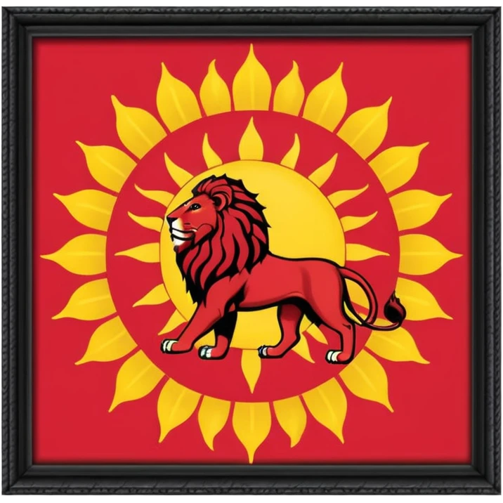 پرچم شیرخورشید ایران emoji