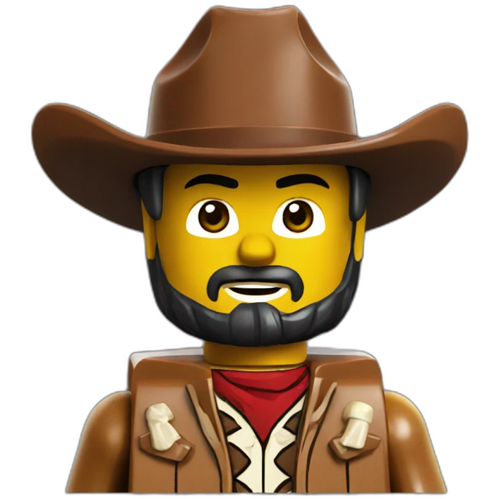 cool lego cowboy emoji