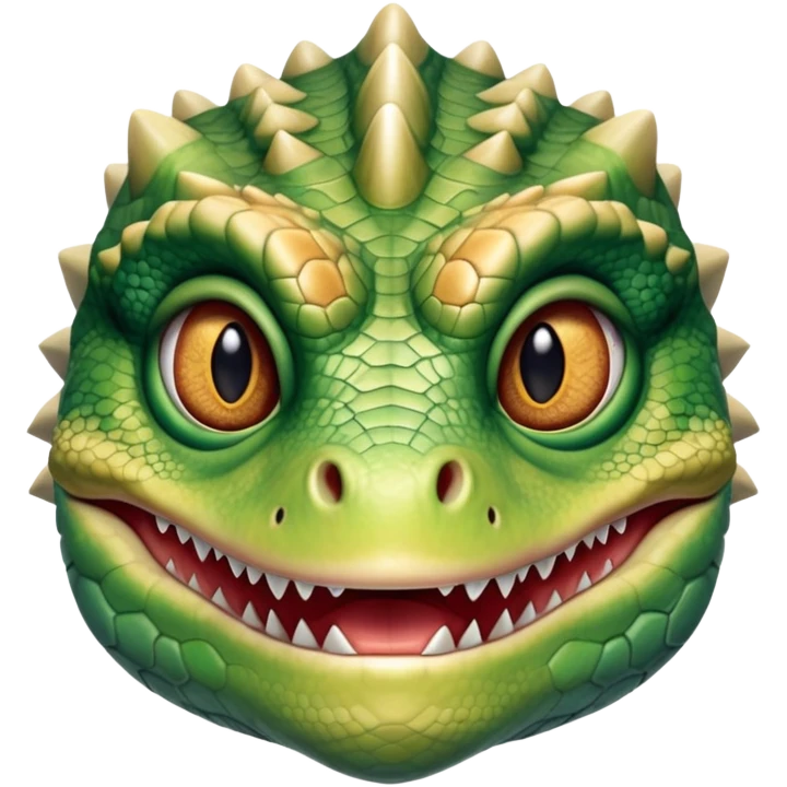 Trump as a lizard emoji