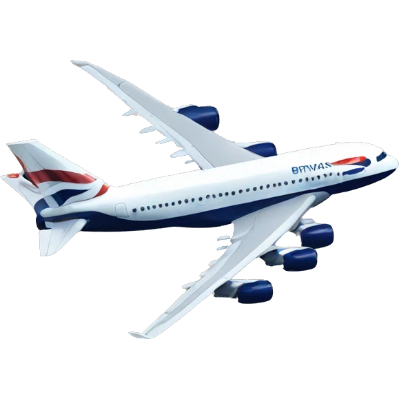 british airways plane landing emoji