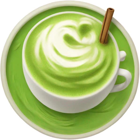 Matcha latte emoji