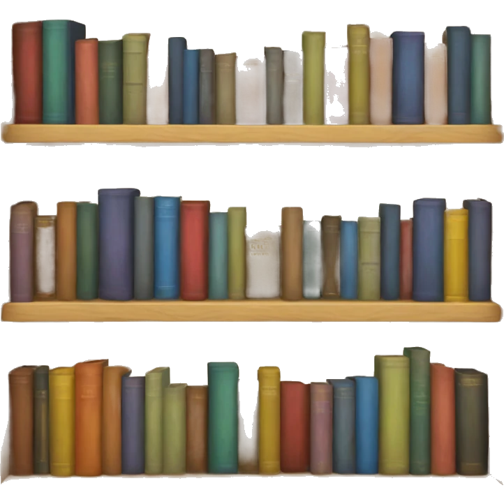 Bookshelf emoji