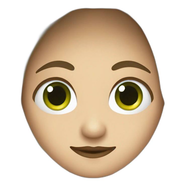 Yeux marron vert emoji