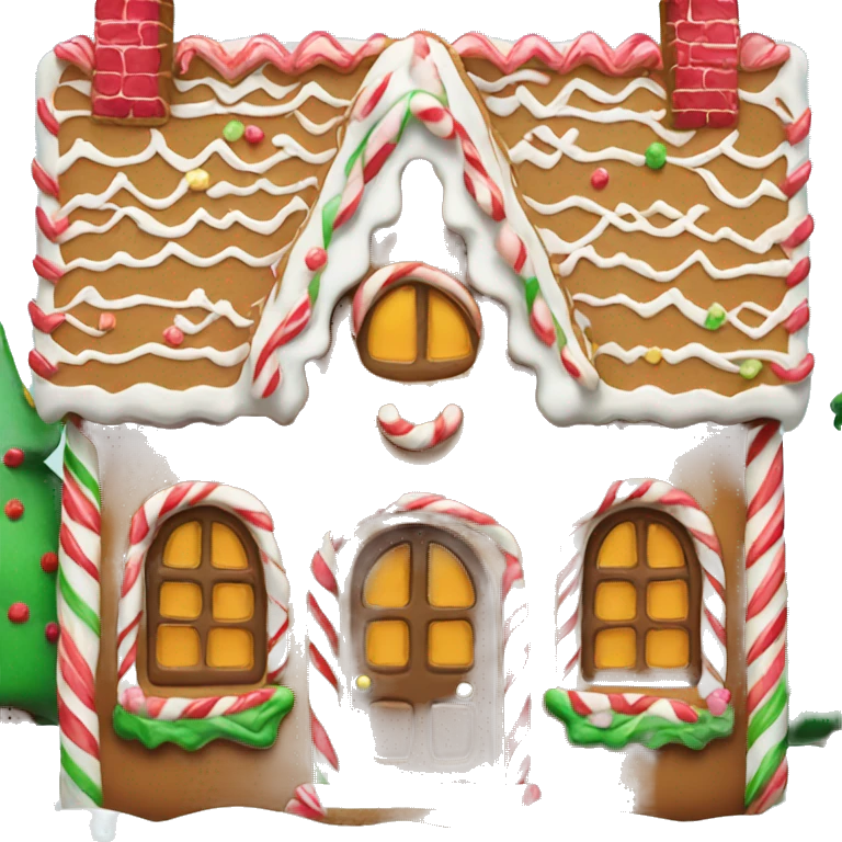 gingerbread house fancy emoji