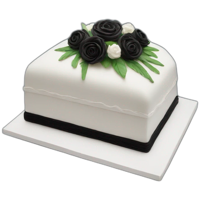funeral cake emoji