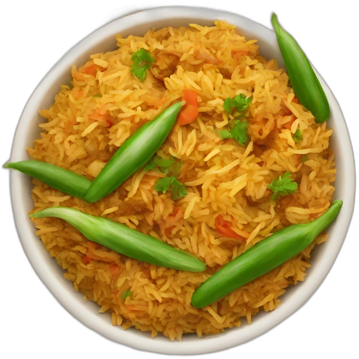 Vegetable Biryani halal emoji