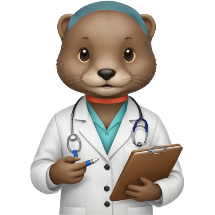 haz una nutria como nutriologa emoji