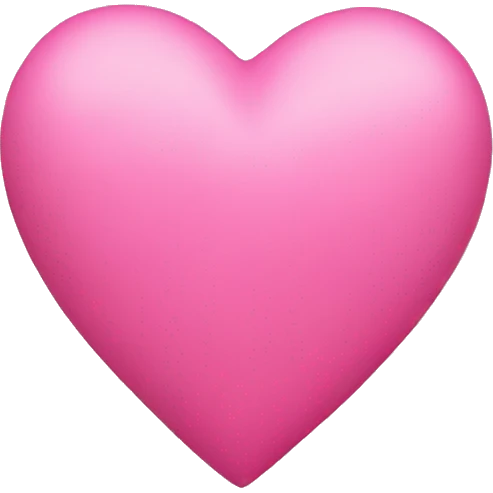 Pink heart emoji