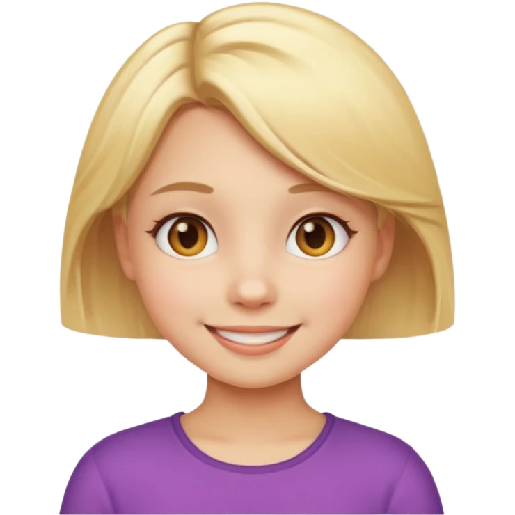 A baddie girl giving cute vibes but don't make it look like more of a human emoji more of a emoji emoji