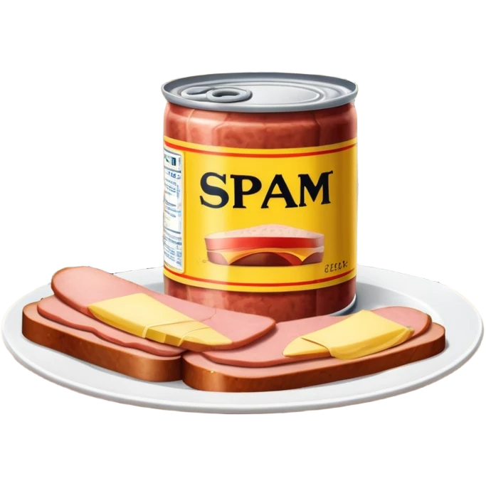  SPAM meat paris cafes landscape  emoji