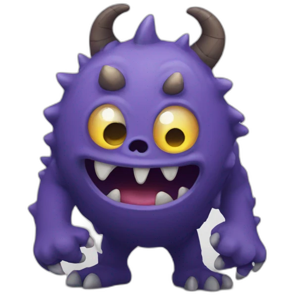 Monstre mignon emoji
