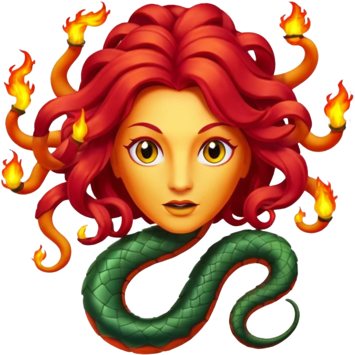 Medusa de fuego  emoji