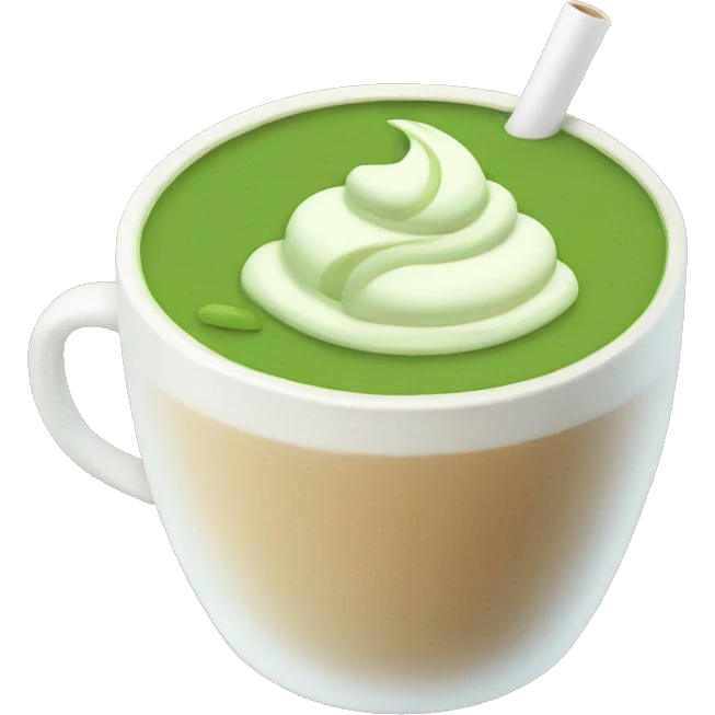 Matcha latte  emoji