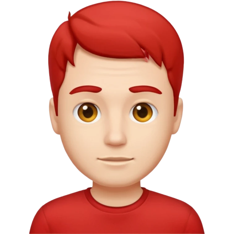red t-shirt  men  emoji