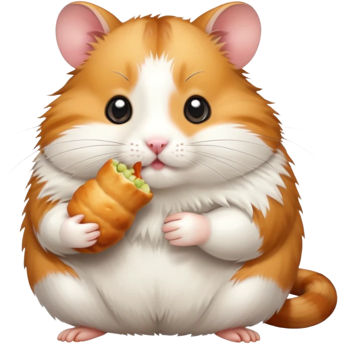 hamster eating a cat emoji