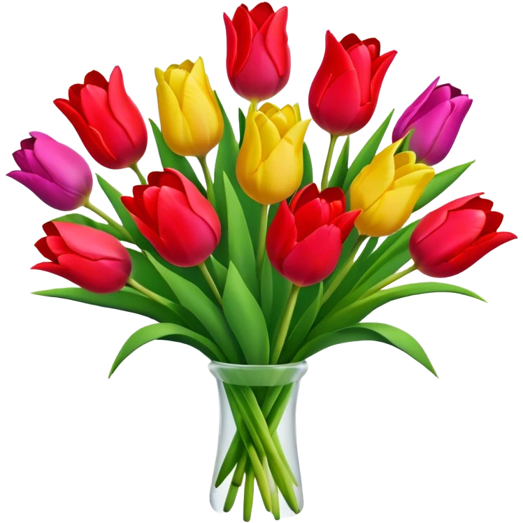 bouquet of tulips emoji
