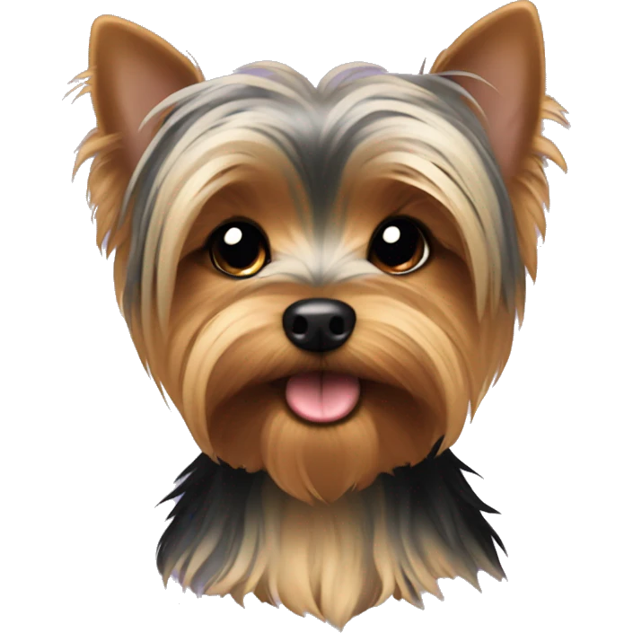 Cute yorkie emoji