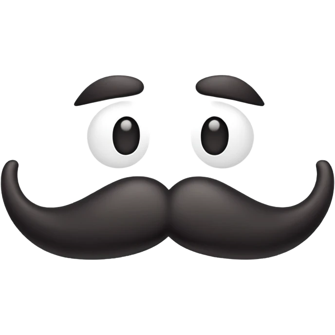 Moustache  emoji