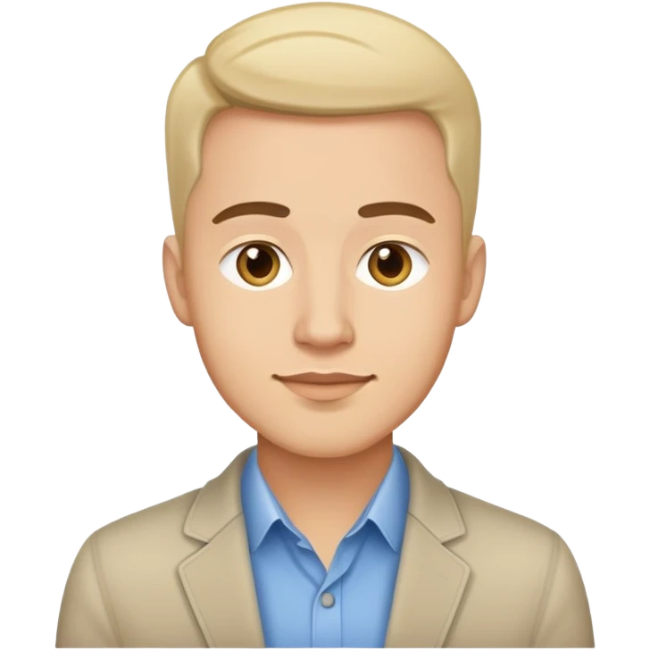 30대의 프리랜서 겸 칼럼니스트 남성 emoji
