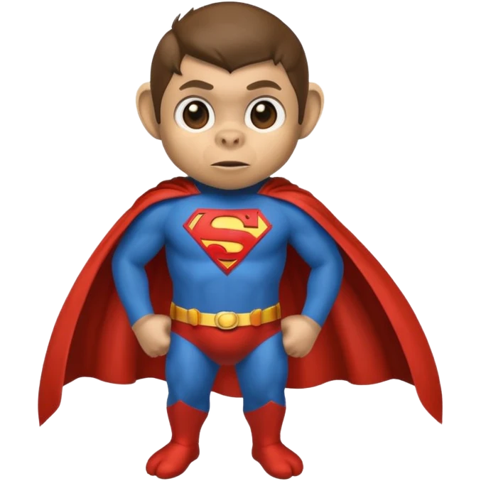 monkey superman emoji