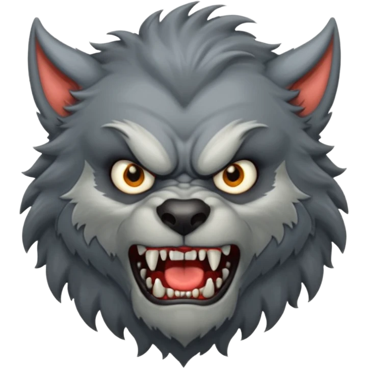 A Werewolf emoji